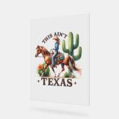 Ce Cheval Cowgirl n'est pas Texas (Angle)