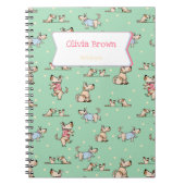 Ce chien Carnet lié à la vie avec le nom (Devant)