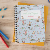 Ce chien Life Blue Planner avec nom