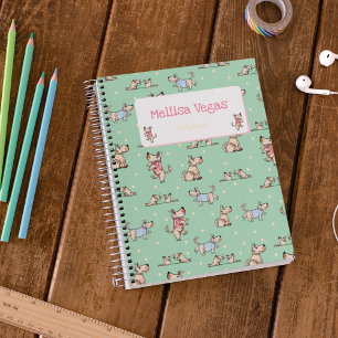 Ce chien Life Green Planner avec nom