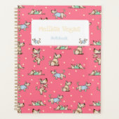 Ce chien Life Red Planner avec nom (Devant)