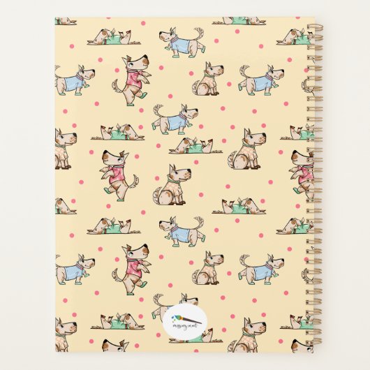 Ce chien Vie Jaune Planneur avec nom (Dos)