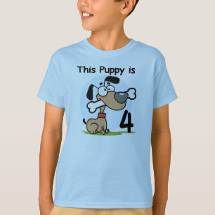 Ce Chiot 4e Anniversaire Tshirts et cadeaux
