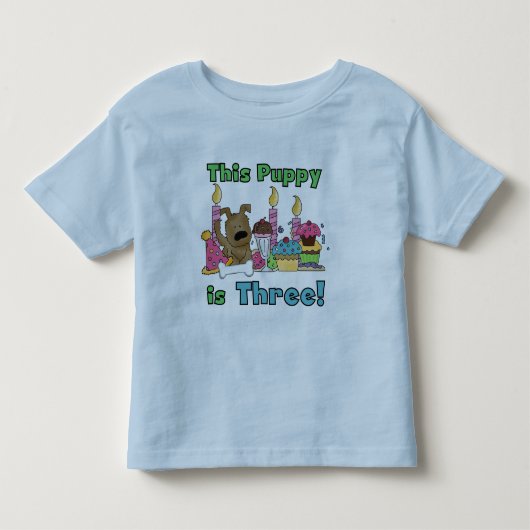 Ce chiot est trois t-shirts et cadeaux (Devant)