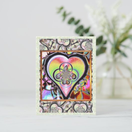 Ce Coeur De Moi, Carte postale (Debout devant)