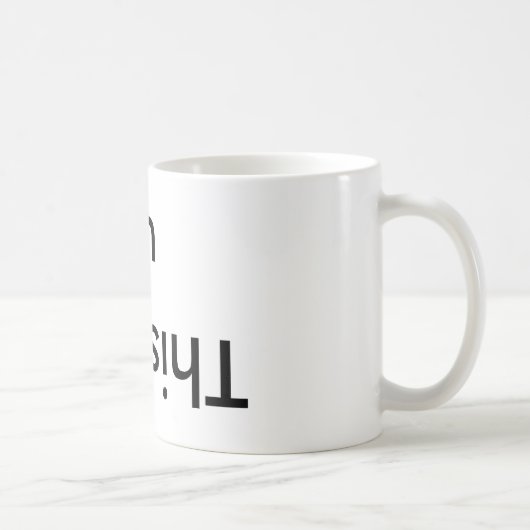 Ce côté vers le haut de tasse (Droite)