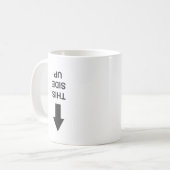 Ce côté vers le haut de tasse (Devant gauche)