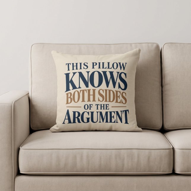 Ce coussin connaît les deux côtés de l'argument (Créateur téléchargé)