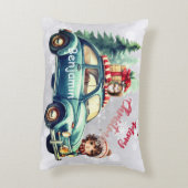 Ce Coussin de Noël Accent avec une voiture dessus (Dos(Vertical))