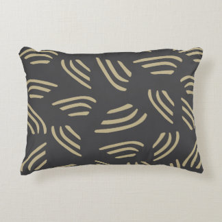 Ce Gris Avec Des Fléchettes Neutres Coussin Accent
