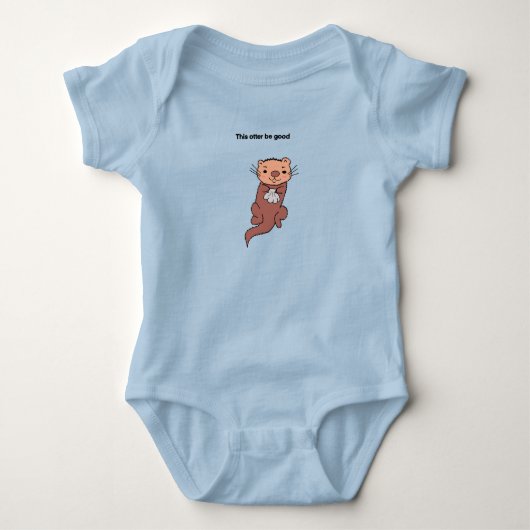 Ce haut pour bébé loutre sera bon (Devant)