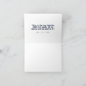 Ce Jour Devo | Carte de note blanche Psalm 118:24 (Intérieur)