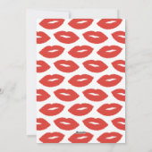 Ce Kiss Script Saint Valentin Carte photo - Rouge (Dos)