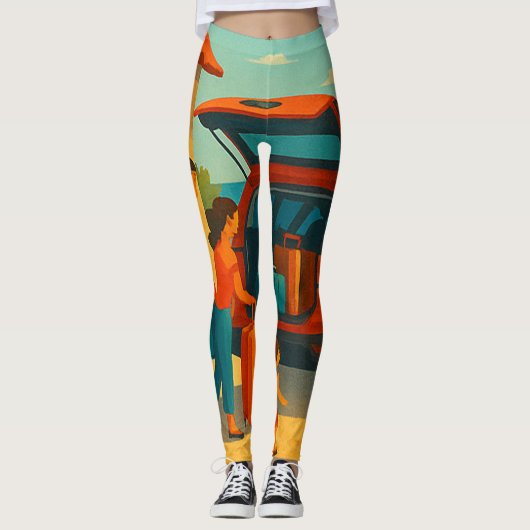 Ce legging montre votre style et votre bonheur (Devant)