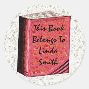 Ce Livre Appartient À... Autocollant