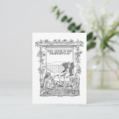 "Ce livre appartient à" Carte postale de marque-pa (Debout devant)