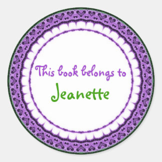 CE LIVRE APPARTIENT À... des autocollants