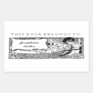 Ce Livre Appartient À   Étiquette de livre Vintage