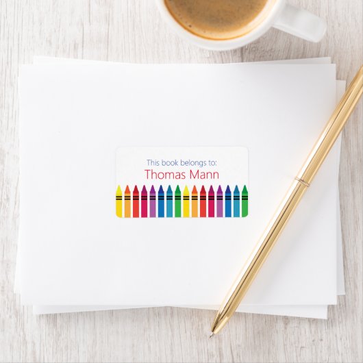 Ce livre appartient à... Personnaliser étiquette C (En situation)