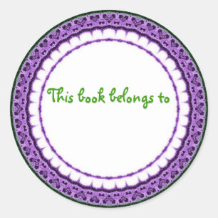 CE LIVRE APPARTIENT… aux autocollants