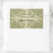 Ce Livre Appartient Aux Stickers Fleurs (Sac)