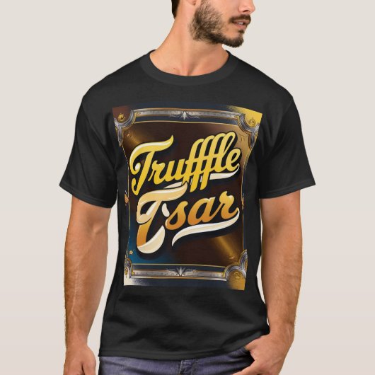 Ce luxueux design de t-shirts présente l'élégance (Devant)