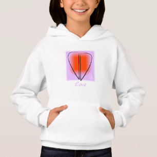 Ce Mod Art Heart Love Sweat - shirt à capuche de f