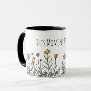 "Ce moment compte" Mindfulness Mug en céramique