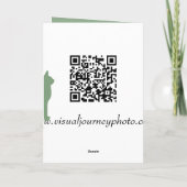 Ce ne pas Charbon rire Chat carte de Noël (Dos)