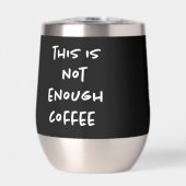 Ce n'est pas assez de café sur le noir (Avant)