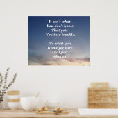 CE N'EST PAS CE QUE VOUS NE SAVEZ PAS POSTER (Cuisine)