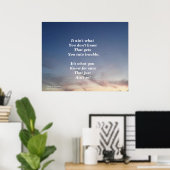 CE N'EST PAS CE QUE VOUS NE SAVEZ PAS POSTER (Bureau à domicile)