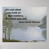 CE N'EST PAS CE QUE Y0U REGARDE SUR THOREAU POSTER (Devant)