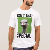 CE N'EST PAS CE T-SHIRTS SPÉCIAL, FUNNY OSTRICH (Devant)