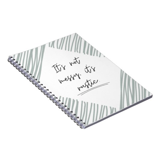 Ce n'est pas compliqué, c'est un carnet rustique e (Côté Droit)