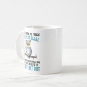 ‘Ce n'est pas de ma faute’ Tasse de café (Devant gauche)