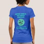 CE N'EST PAS FACILE D'ÊTRE T-shirt VERT (Dos)