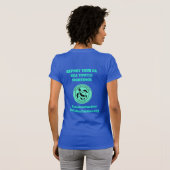 CE N'EST PAS FACILE D'ÊTRE T-shirt VERT (Dos entier)