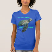 CE N'EST PAS FACILE D'ÊTRE T-shirt VERT (Devant)