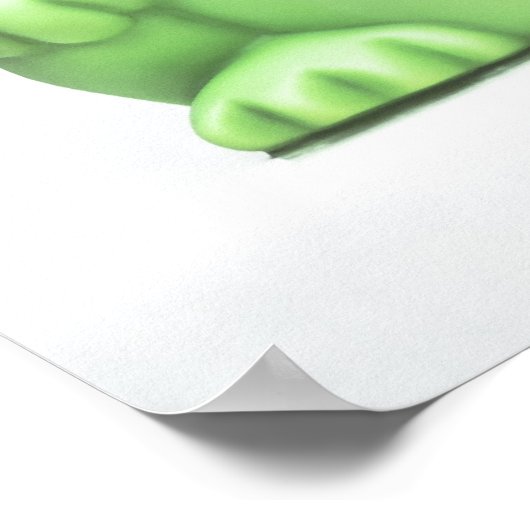 Ce n'est pas facile d'être vert POSTER (Coin)