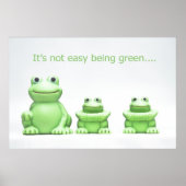 Ce n'est pas facile d'être vert POSTER (Devant)