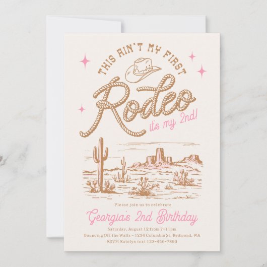 Ce n'est pas ma première invitation au Rodéo (Devant)