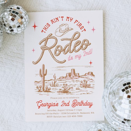 Ce n'est pas ma première invitation au Rodéo