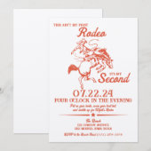 Ce N'est Pas Ma Première Invitation De Rodéo (Devant / Derrière)