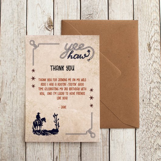 Ce n'est pas mon premier Carte de remerciements de