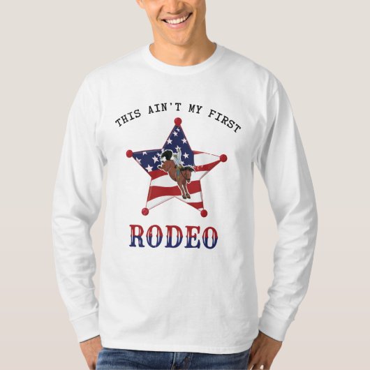 Ce n'est pas mon premier T-shirt RODEO / Lettre no (Devant)