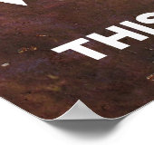 Ce n'est pas un poster de Père Noël (Coin)