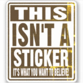 CE N'EST PAS UN STICKER ! (Devant)