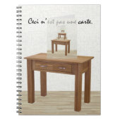 Ce n'est pas une carte mais un carnet de notes à (Devant)