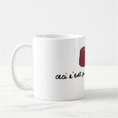 Ce n'est pas une tasse (Gauche)
